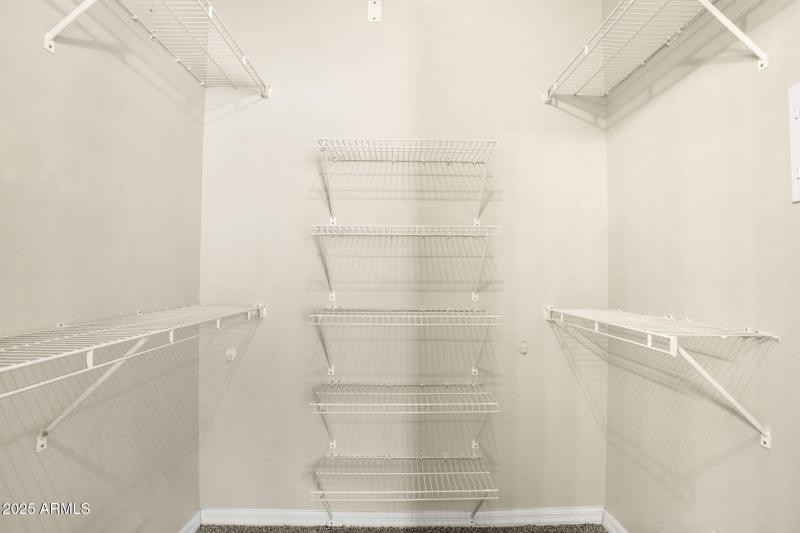 Master walk in closet