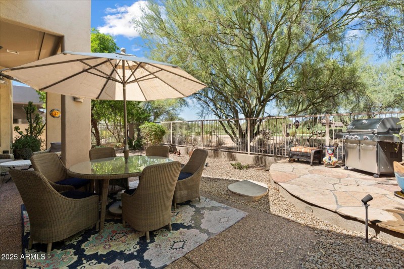 Entertaining outdoor spaces