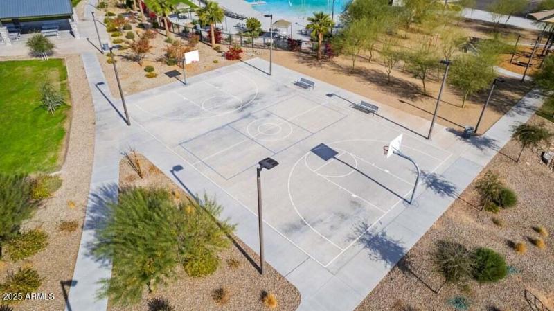 Basketball Court Aerial