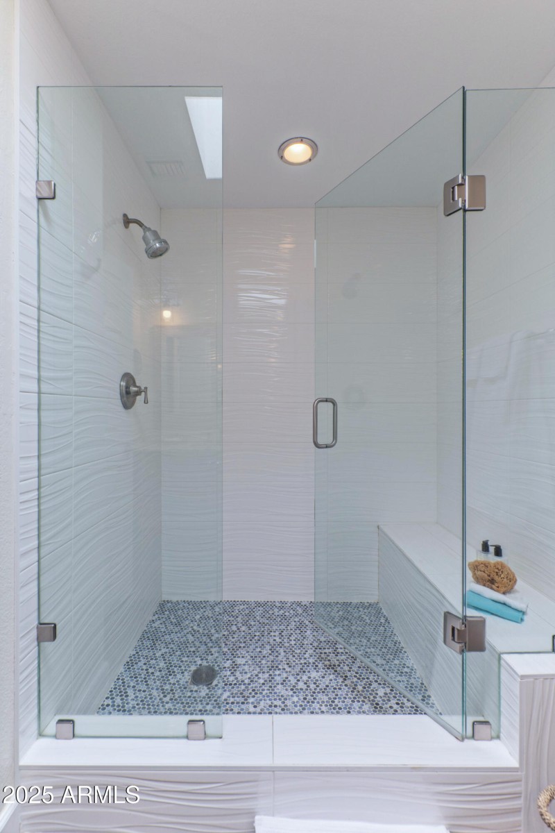 Master bath with walk-in shower