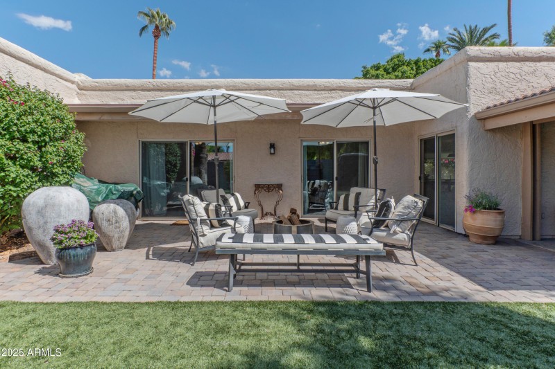 Large expanded patio