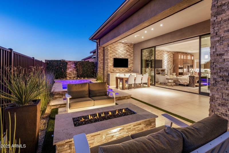 Backyard at Twilight