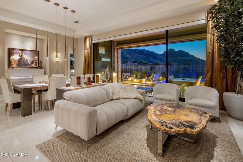 Great Room at Twilight