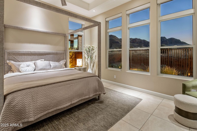 Primary Bedroom at Twilight