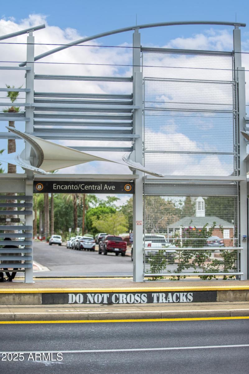 Walk to light rail stop!