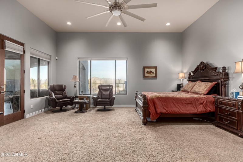 Primary Bedroom w/ Patio Access