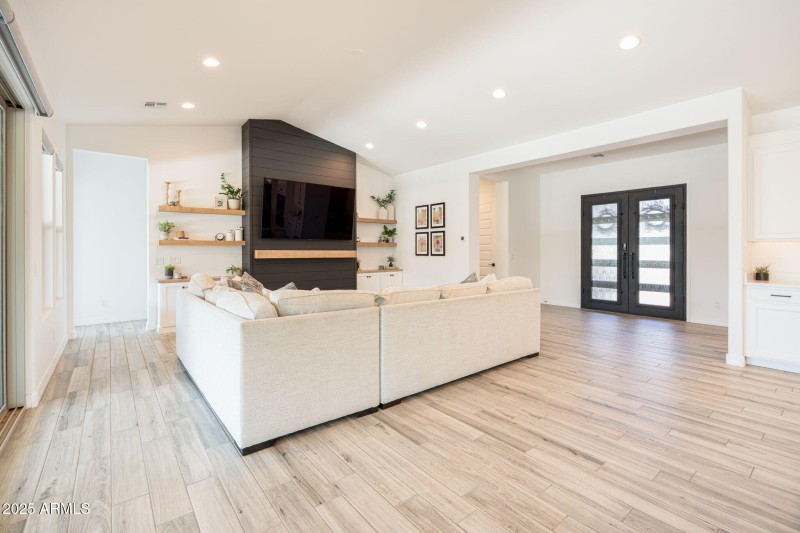 great room and grand entrance