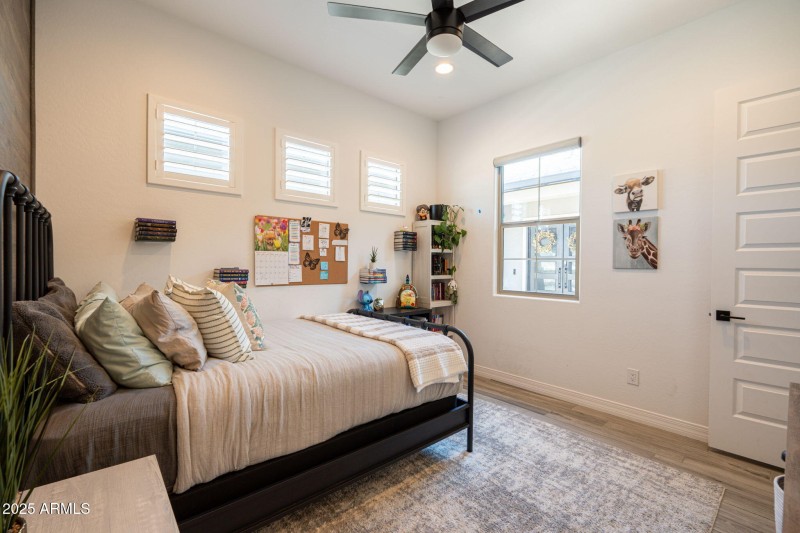 bedroom two w/private bath & w/i closet