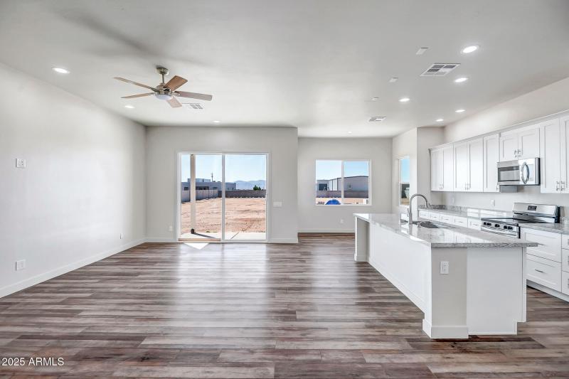 Looking from front door