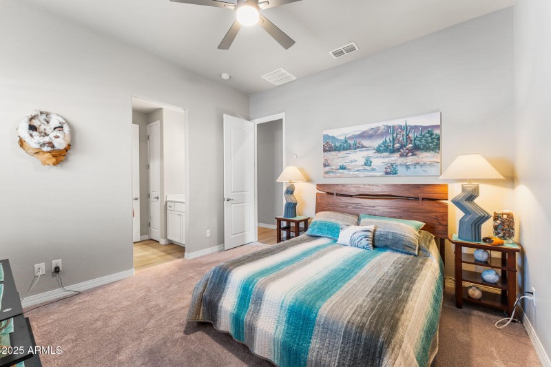 Bedroom 3 with Jack and Jill Bathroom