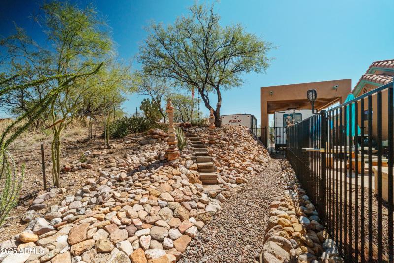 Seating Area at Top of Ridge