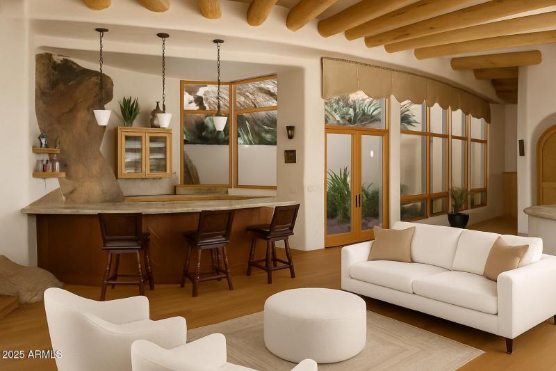 Virtually Staged Bar