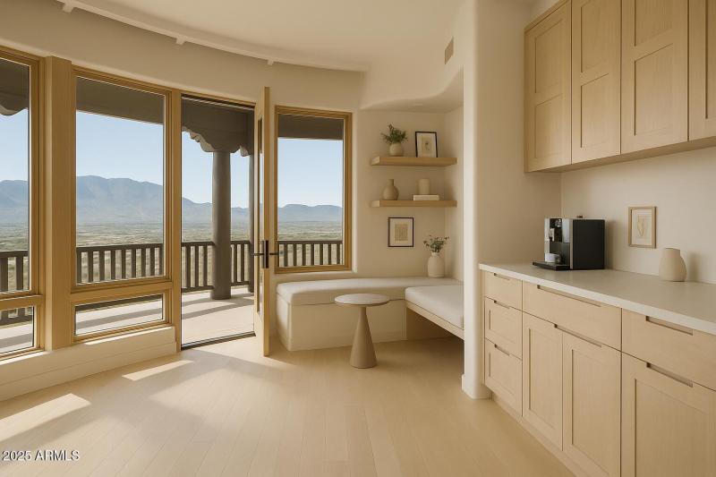 Virtually Staged Guest Kitchenette