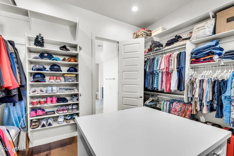 HUGE walk-in closet!