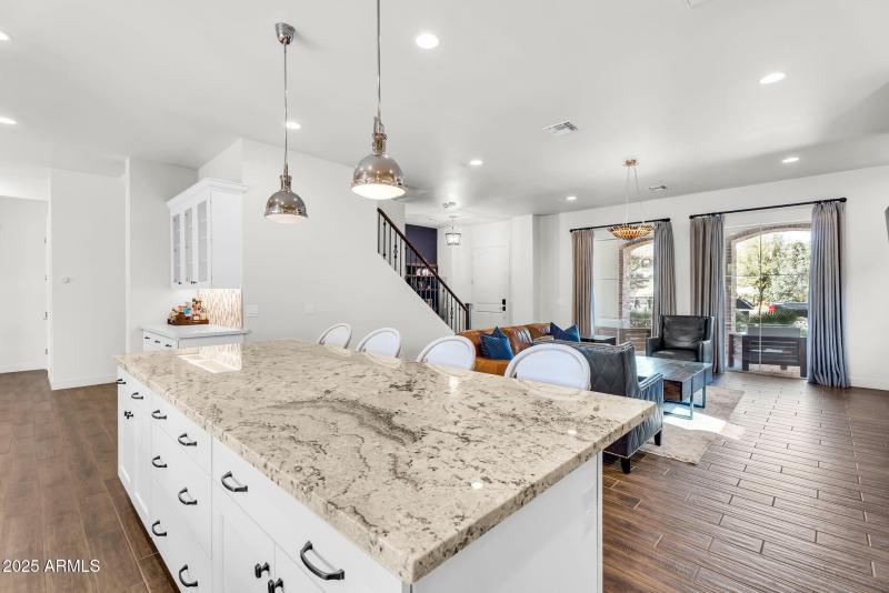 Oversized kitchen island