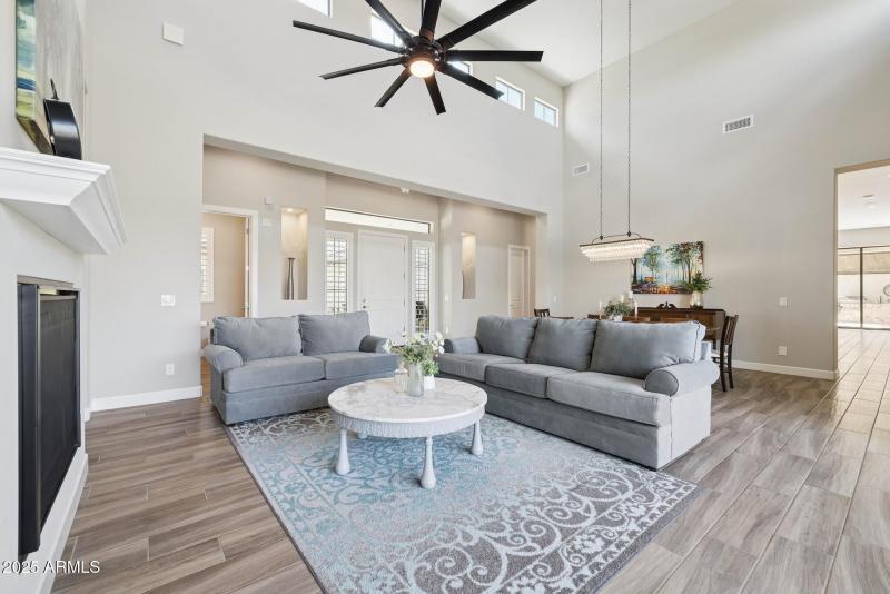 Formal living, front door