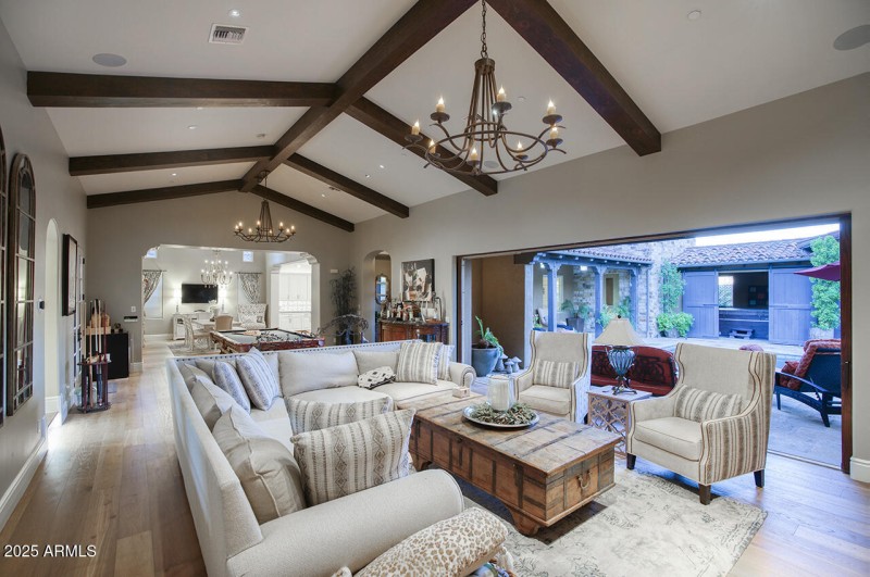 Great Room Open to Outdoor Living