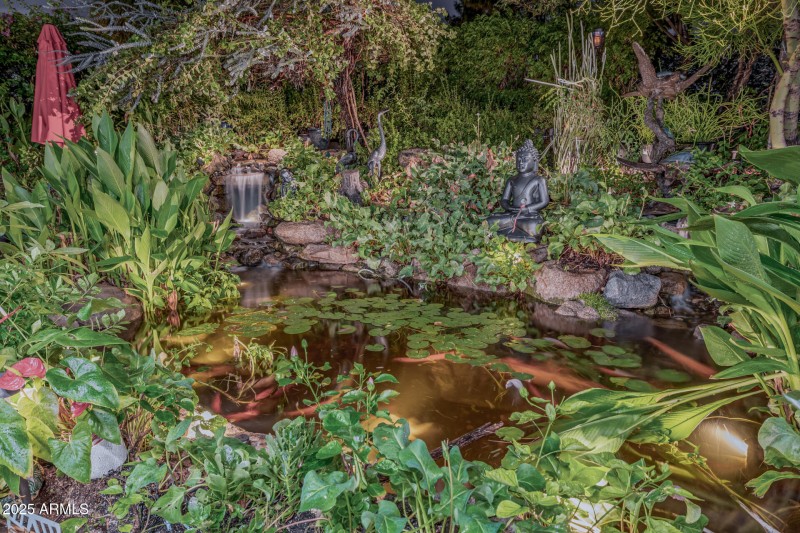 Koi Pond w/ Waterfall