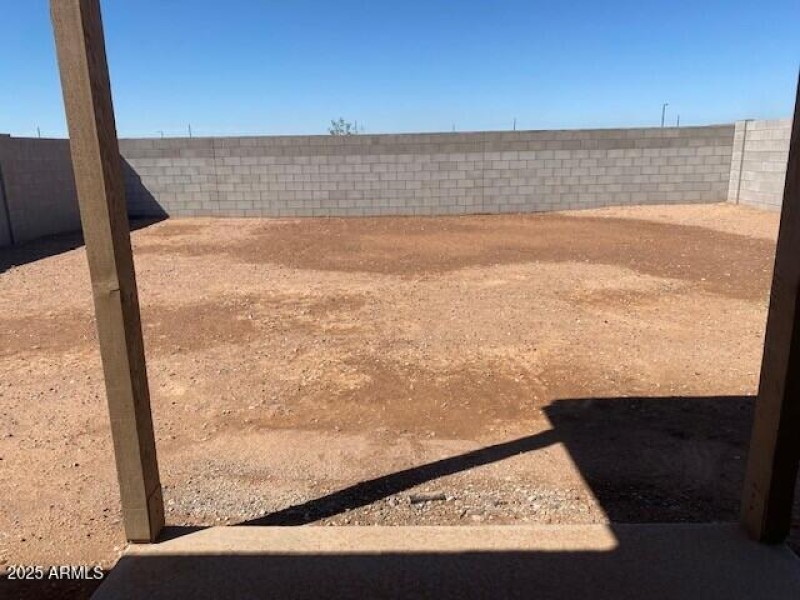 P35 Lot 13 backyard no rear neighbor