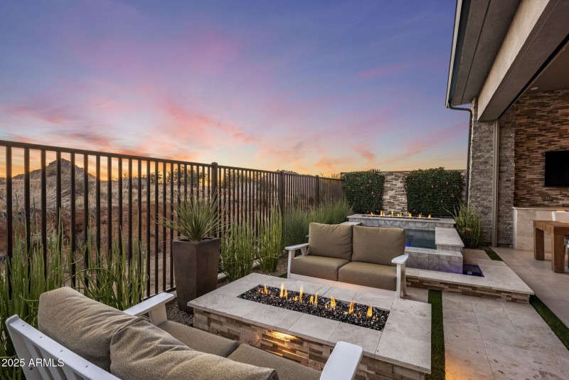 Backyard at Twilight