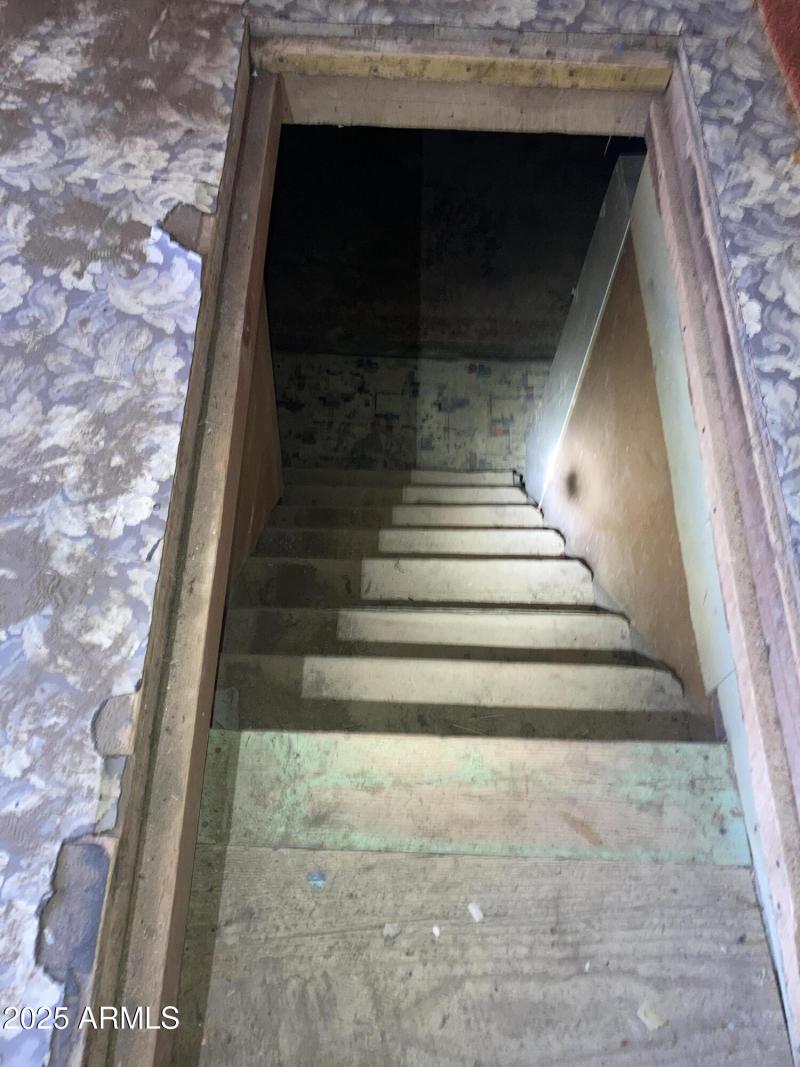 Basement access in living room floor