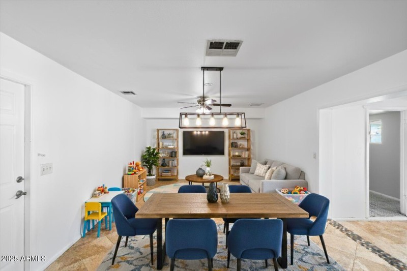 Dining/Bonus Room - Digitally Staged