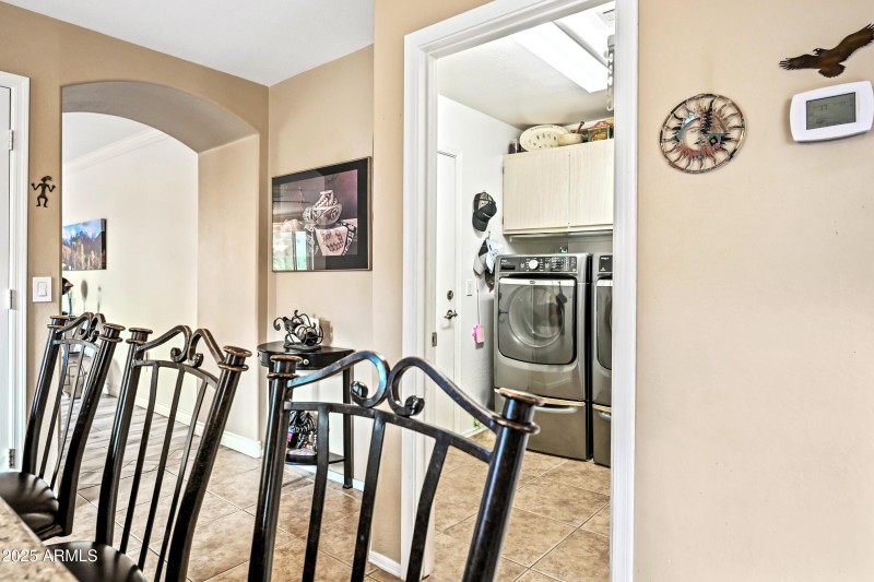 Laundry just off kitchen