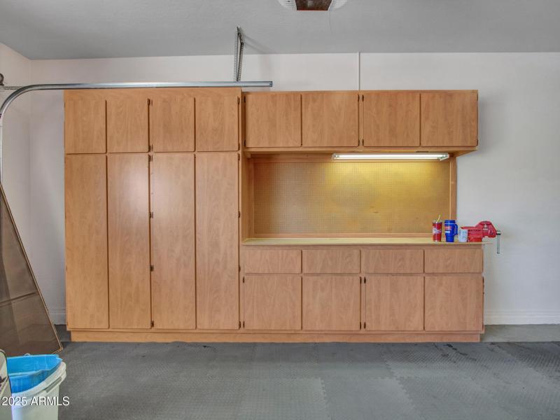 Built in work station