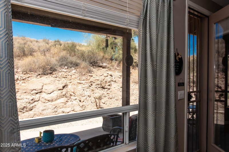 DESERT VIEW FROM LIVING ROOM