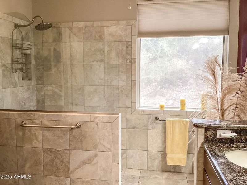 REMODELED BATHROOM w/WALK-IN SHOWER