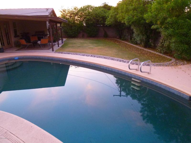Backyard and Covered Patio