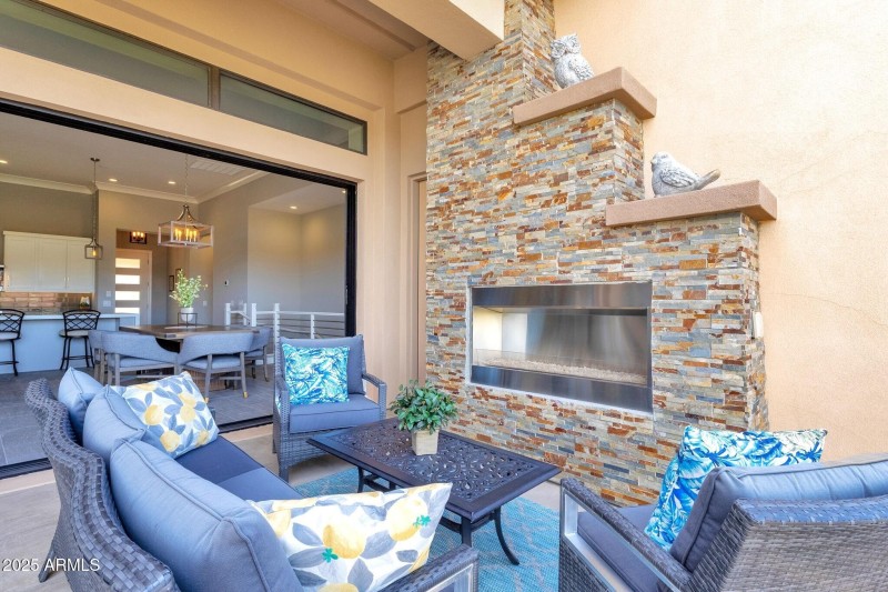 053_Balcony Living and Fireplace