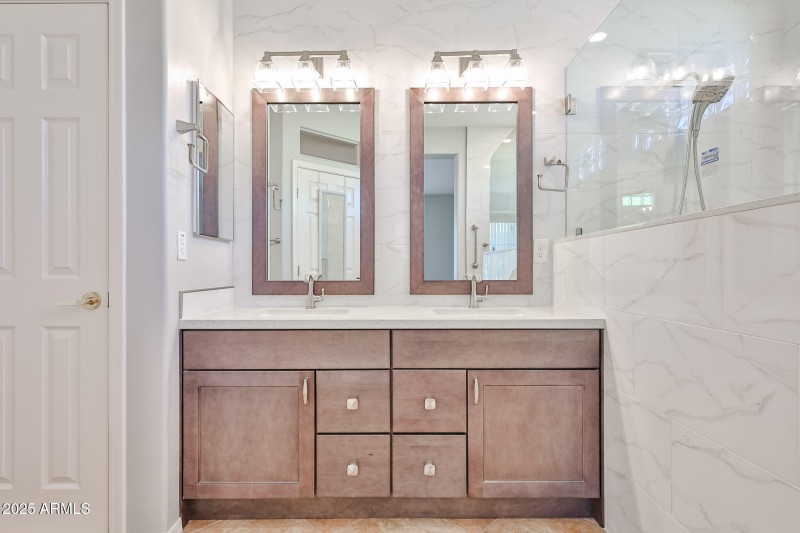 Remodeled Primary Bathroom