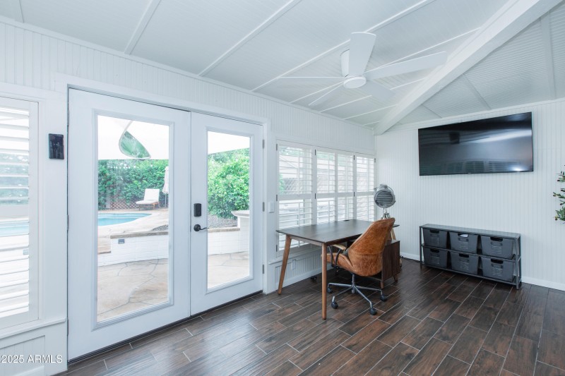 Sunroom Office/Flex Space
