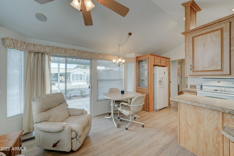 Family room to dining