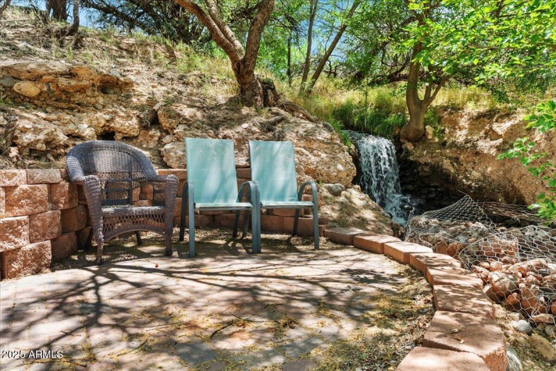 16-Community Waterfall Sitting Area