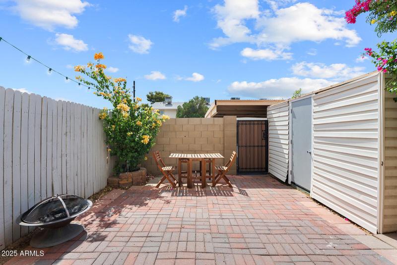 Private Patio & Storage