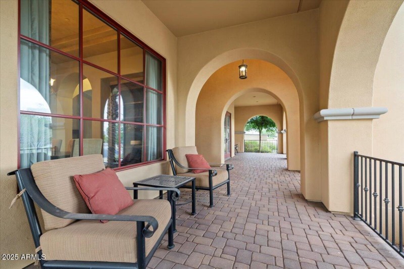 Expansive Wraparound Front Patio