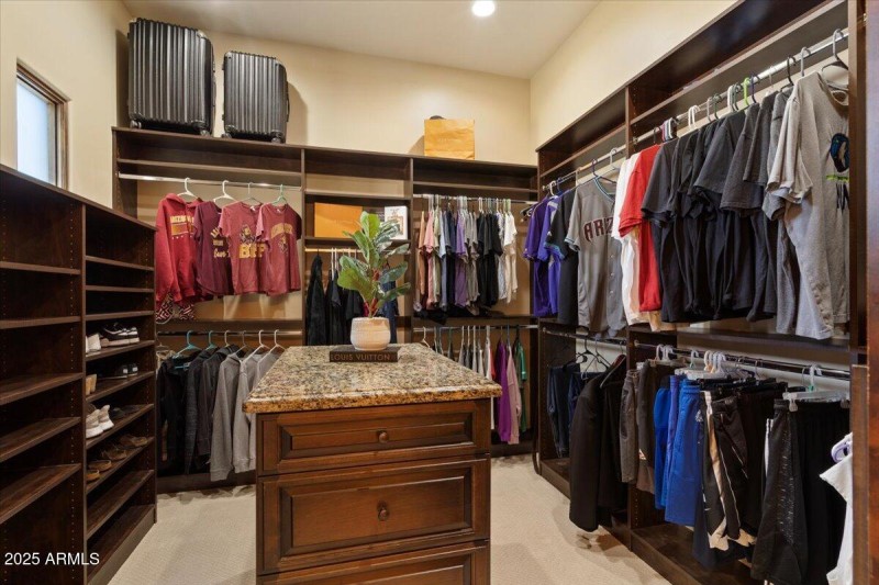 Expansive Walk-In Closet