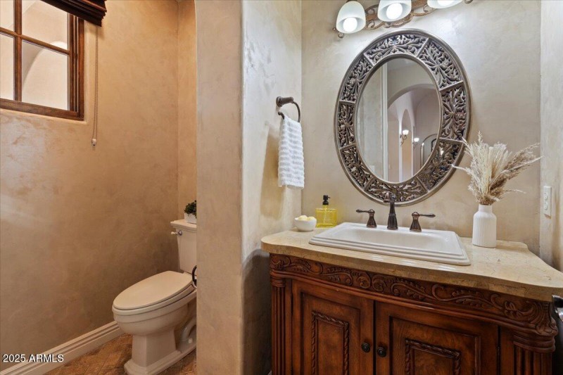 Elegant Guest Powder Room