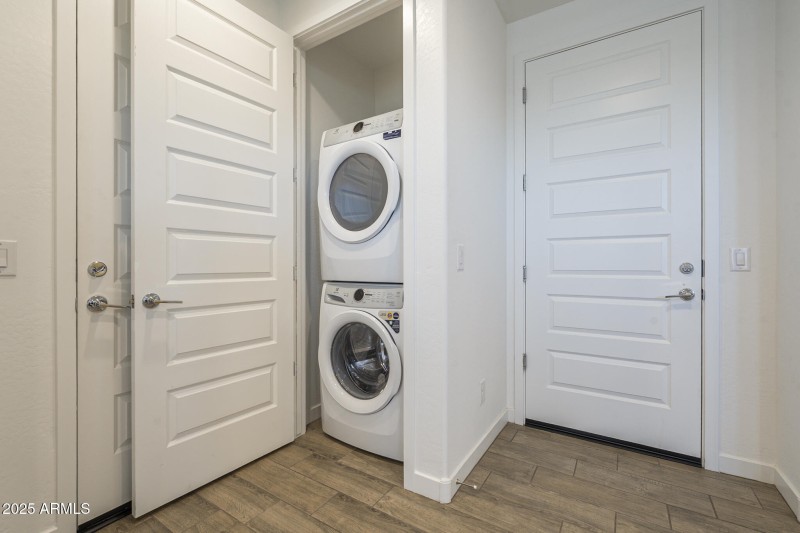 Washer and Dryer stay with the home!