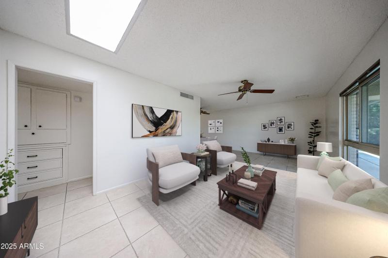 front entry living room