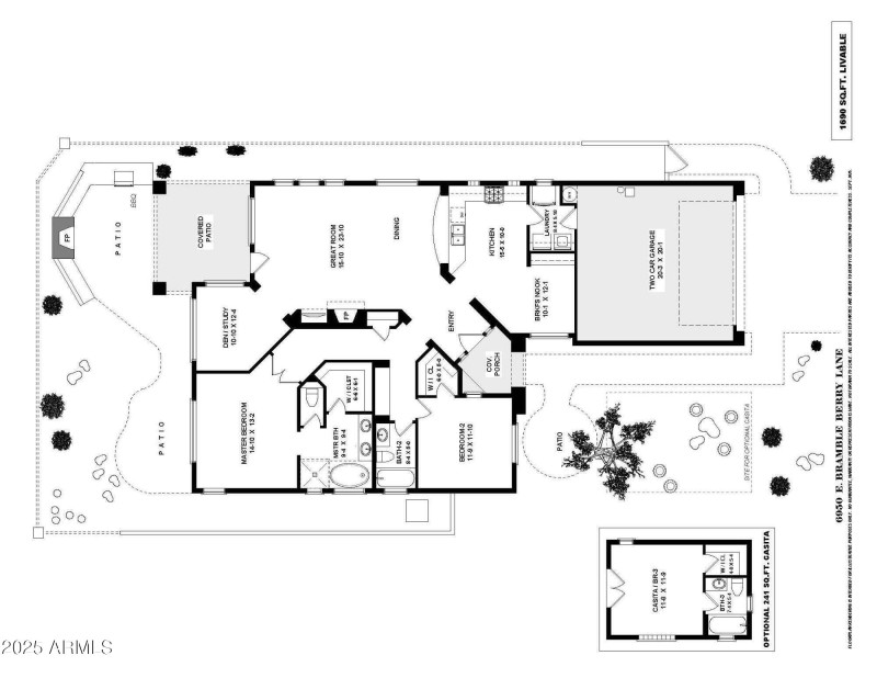 6950 East Bramble Berry Lane - Floor Pla