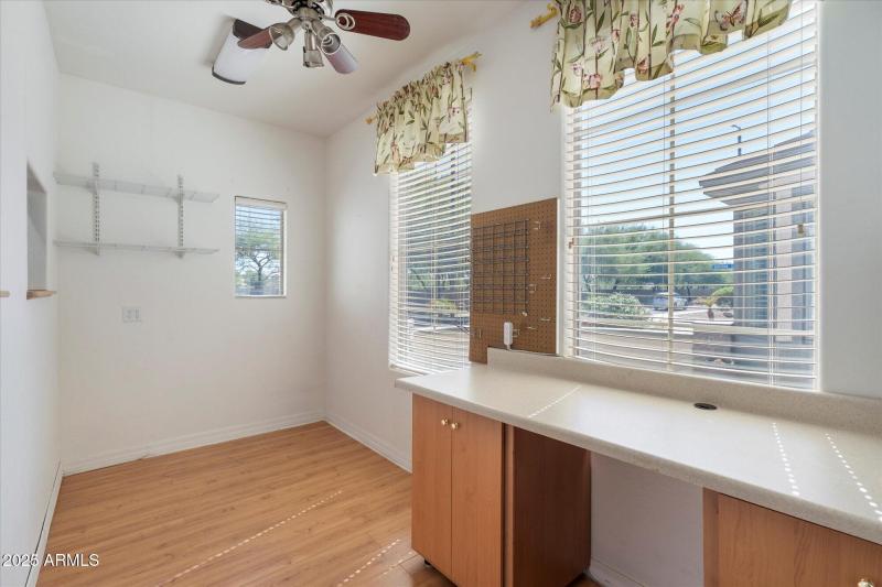 Craft Room in Garage