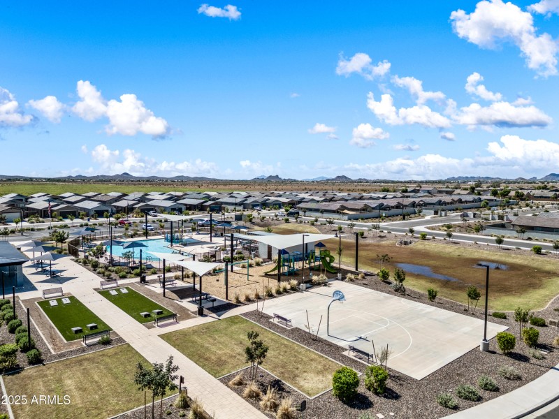 Steps from the pool and clubhouse
