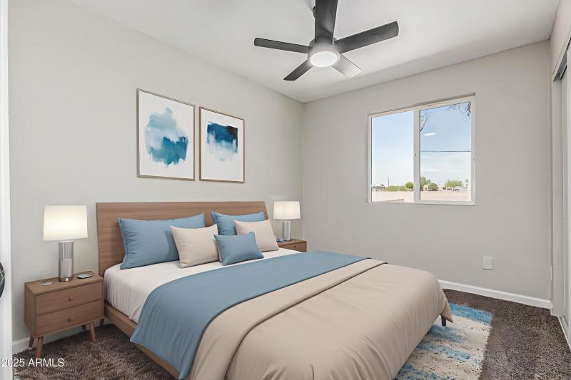 2nd bedroom Virtually staged