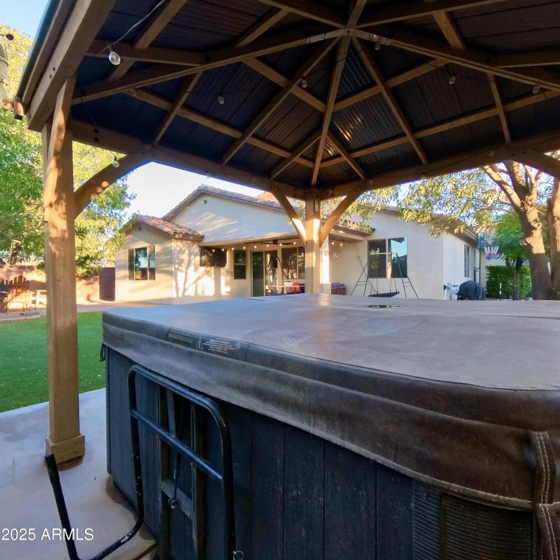 Hot Tub and Gazebo