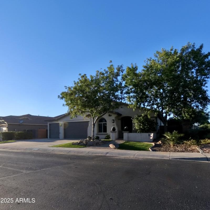 Three car garage front 2