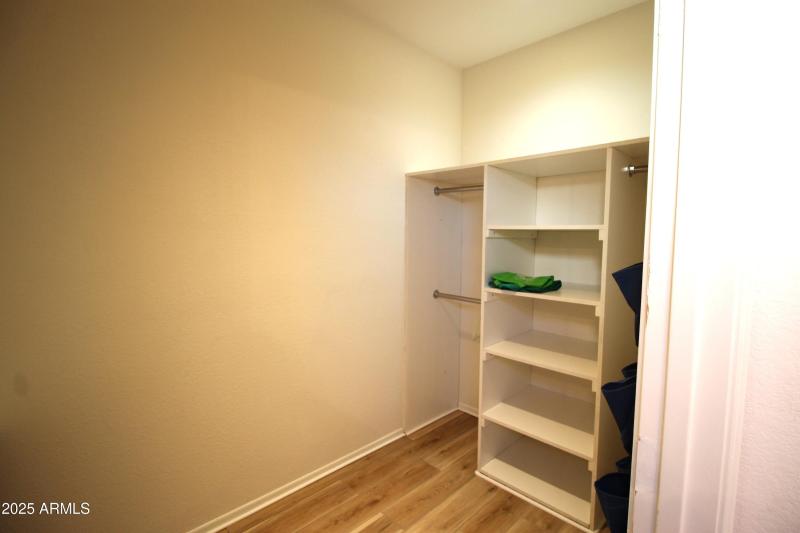 MASTER BEDROOM WALK IN CLOSET