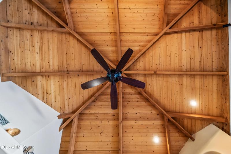 Handcrafted Wood Ceiling